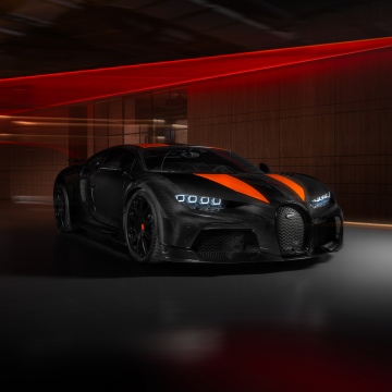 Bugatti Chiron Super Sport 300+, 8K, Black cars, Supercar, 5K, Carbon Fiber