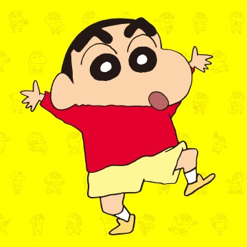 Shin-chan, Yellow background, Shinchan Nohara