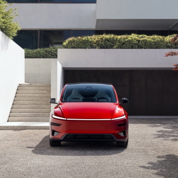 Tesla Model Y Performance, 2025, Red cars