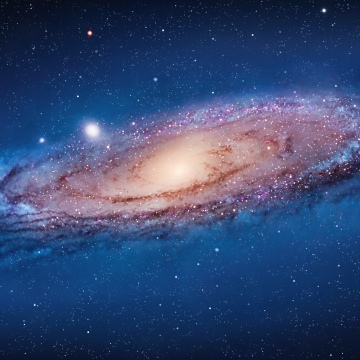 OS X Lion, Andromeda galaxy, 5K, Mac OS X, Stock, 5K, Outer space
