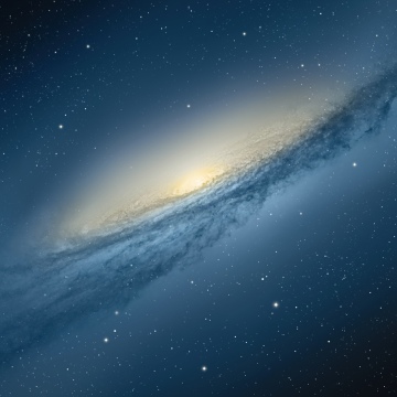 OS X Mountain Lion, Milky Way, Andromeda, 5K, Mac OS X, Stock