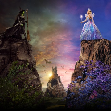 Elphaba, Glinda, Cynthia Erivo, Ariana Grande, Wicked: For Good, Movie poster, 2025 Movies