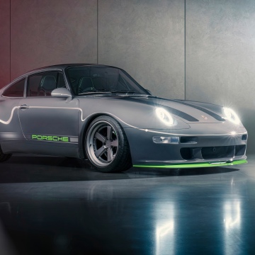 Porsche 911, Gunther Werks 400R Coupe Infinity Grey, 5K, 8K, Classic cars