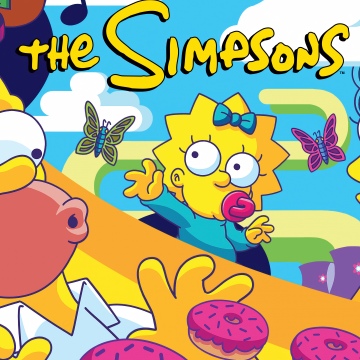 The Simpsons, Artwork, Homer Simpson, Marge Simpson, Maggie Simpson, Simpson family, 5K