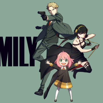 Spy x Family, Poster, Loid Forger, Anya Forger, Yor Forger