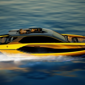 Tecnomar Lamborghini 101, Luxury yacht, Lamborghini, Speed boat