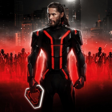 Jared Leto as Ares, Ultrawide, Tron: Ares, 2025 Movies, 5K