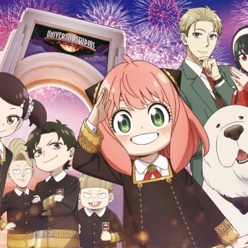 Spy x Family, Universal Studios Japan, Anya Forger, Fireworks, 5K