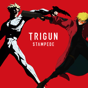 Vash the Stampede, Trigun Stampede, Red background, 5K