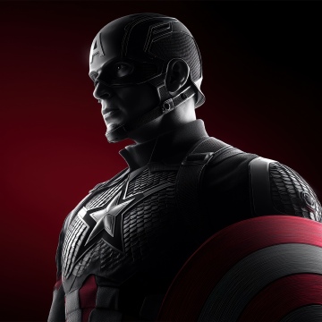 Captain America, Dark aesthetic, Dark background, Marvel Superheroes