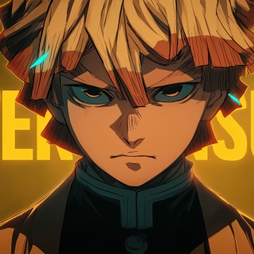 Zenitsu Agatsuma, Fierce, Demon Slayer: Kimetsu no Yaiba