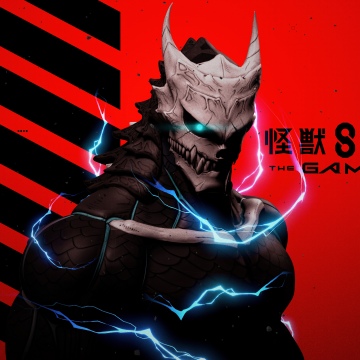 Kaiju No. 8, Anime game, Video Game, 8K, 5K, Red background