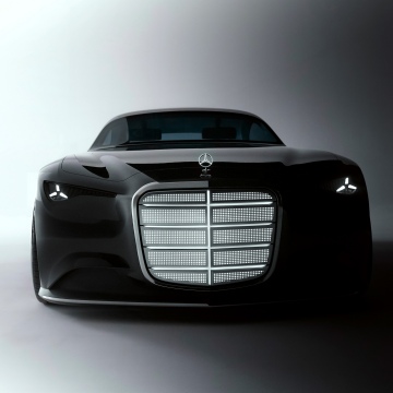 Mercedes-Benz Vision Iconic, 2025, 5K, Concept cars, Black cars