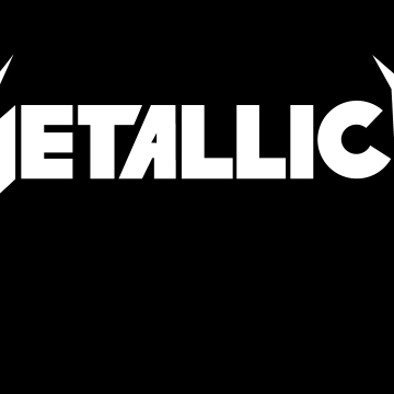 Metallica, Logo, AMOLED, Black background, 5K, Metal music, Metal band