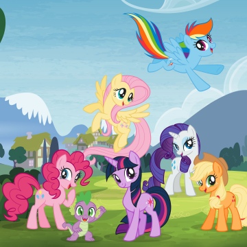 My Little Pony Friendship is Magic, Poster, Mane Six, Animated series