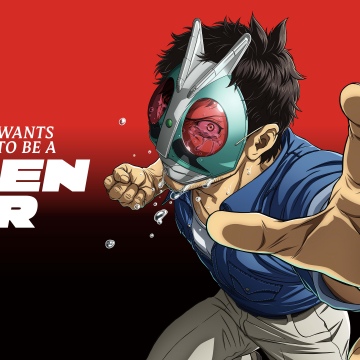 Tojima Wants to Be a Kamen Rider, Anime poster, Anime series, 2025 series, Tanzaburo Tojima