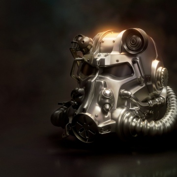 Power armor, Fallout 4, Anniversary Edition, Dark background
