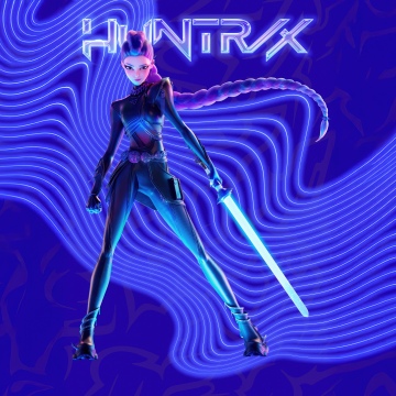 Rumi (Huntrix), Blue aesthetic, KPop Demon Hunters, 5K