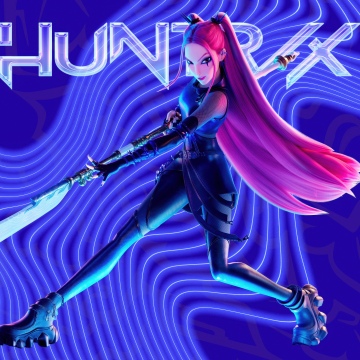 Mira (Huntrix), Blue aesthetic, KPop Demon Hunters, 5K