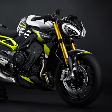 Triumph Street Triple 765 Moto2 Edition, 5K, Dark background