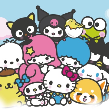 Sanrio, Character poster, Cute cartoon, My Melody, Hello Kitty
