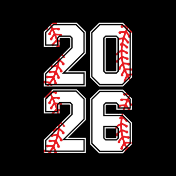 2026 New Year, Baseball, AMOLED, Black background, 5K