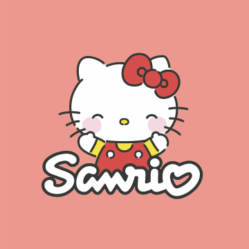 Hello Kitty, Sanrio, 5K, Cute cartoon, Sea Pink, Pastel pink