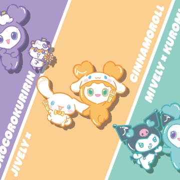 TWICE Lovelys x Sanrio, 5K, Corocorokuririn, Cinnamoroll, Kuromi