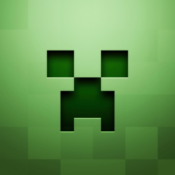 Creeper (Minecraft), 5K, Pixel art, Green background, Minecraft, Creeper