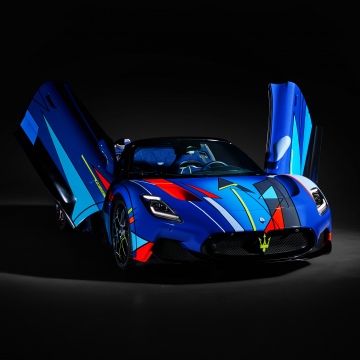 Maserati MC20 Cielo Opera d’Arte, 8K, 2025, 5K, Dark background, Maserati MC20 Cielo