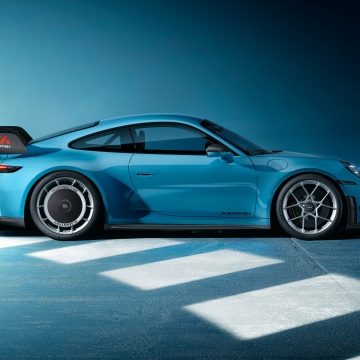 Porsche 911 GT3 with Manthey Kit, 2025, 5K, 8K, Porsche 911 GT3, Blue aesthetic