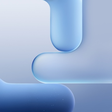 Blue abstract, Smooth, Geometric, 5K, Blue gradient