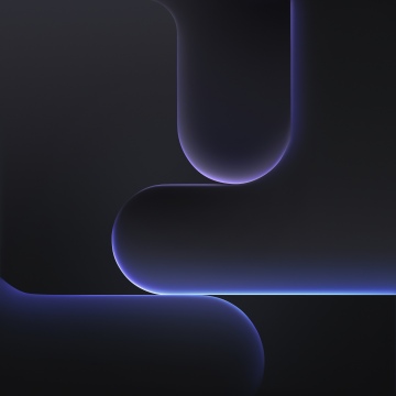 Purple abstract, Blue light, 5K, Dark aesthetic, Dark background, Geometric
