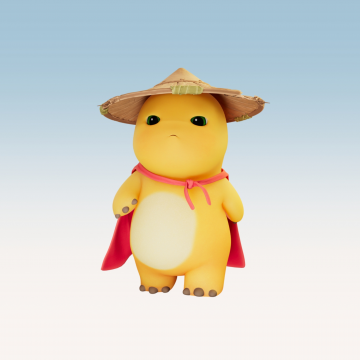Nailoong, Playful, Cute cartoon, 5K