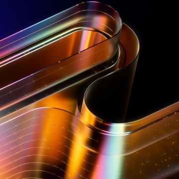 Curves, Digital Art, Reflections, Glossy, Geometrical, Dynamic, Experiment