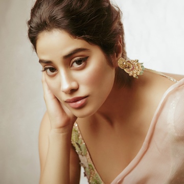 Janhvi Kapoor Saree, 5K wallpaper