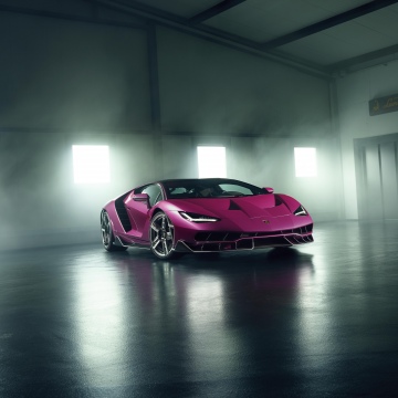Lamborghini Centenario, Albert Spiess Collection, 8K, 5K, Garage