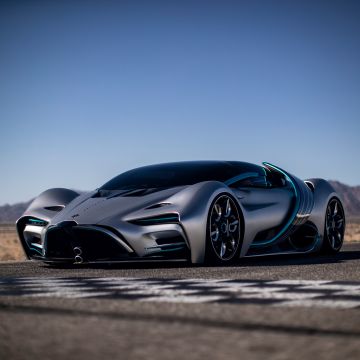 Hyperion XP-1, Hydrogen fuel cell, Hypercars, Electric cars, 2020, 5K