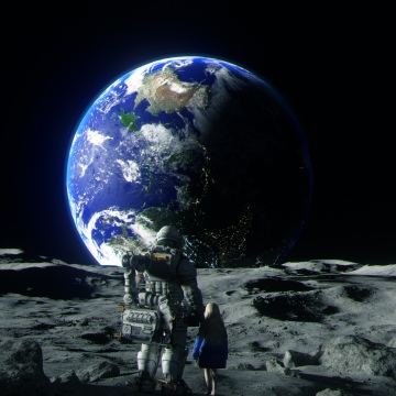 Hugh & Diana, Pragmata, Planet Earth, 2026 Games, Moon, Hugh (Pragmata), Diana (Pragmata)