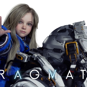 Pragmata, White background, Hugh (Pragmata), Diana (Pragmata), 2026 Games, Video Game