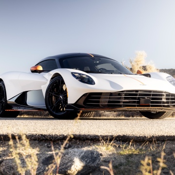 Aston Martin Valhalla, Plug-In Hybrid, Supercars, White cars, Desert, 5K, 8K