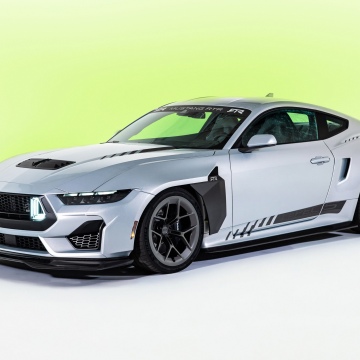 Ford Mustang RTR Spec 5, 2026, 5K, White background, Ford Mustang RTR