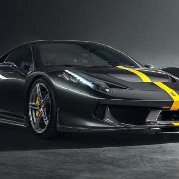Ferrari 458, Carbon Fiber, 5K, 8K, Sports cars