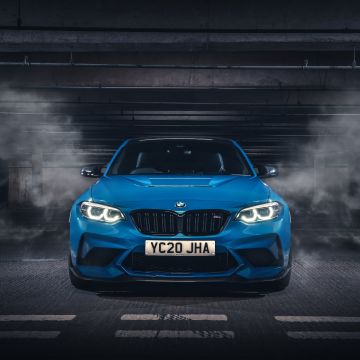 BMW M2 CS, 5K, 2020, Dark background