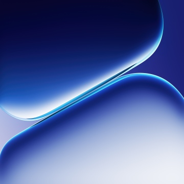 Blue abstract, Gradient curves, OnePlus Pad Go 2, Stock, 5K, Blue aesthetic