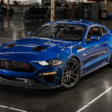 Ford Mustang, Roush TrakPak Mustang, Blue car