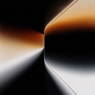 Geometric, Gradient shapes, Chromatic, Dark Mode, Copper, Metallic, Honor Win, Stock, 5K