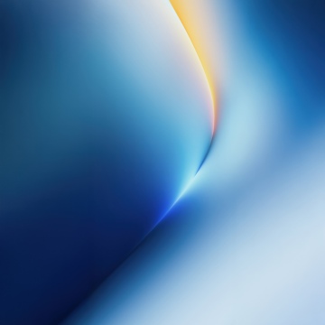 Blue abstract, Blue gradient, Curved lines, Modern, Honor Win, Stock, 5K