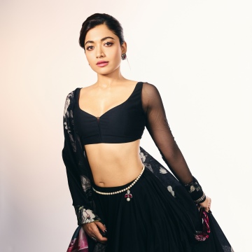 Rashmika Mandanna, Lehenga, Indian actress, Ethnic wear, Indian fashion, 5K, 8K