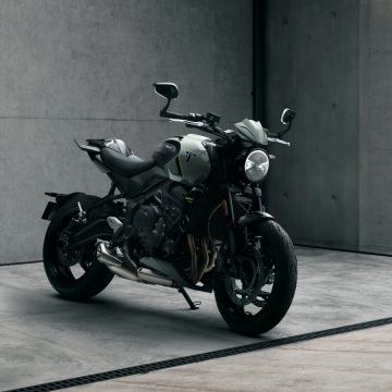 Triumph Trident 660, Muscular, Street bikes, Black bikes, 5K
